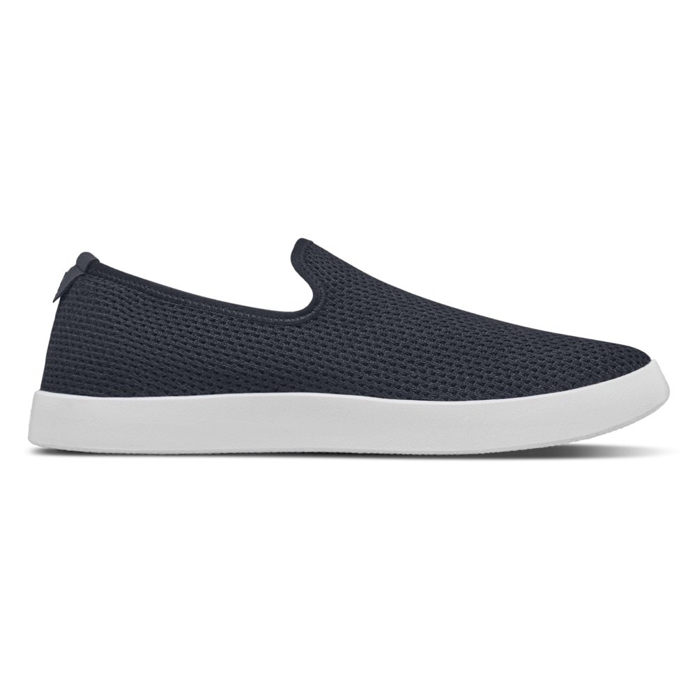 Allbirds Men\'s Tree Loungers - Slip-Ons Navy - BSH471089